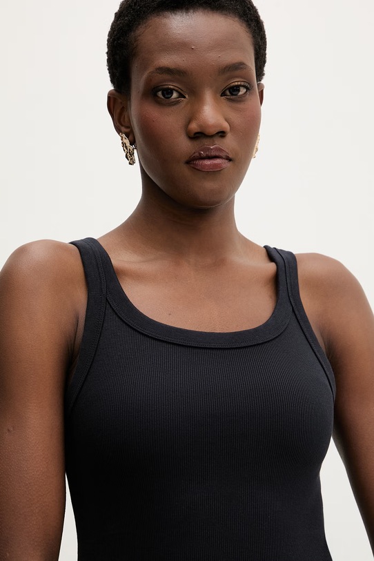 Levi's top damski ESSENTIAL RIBBED TANK czarny 005IN