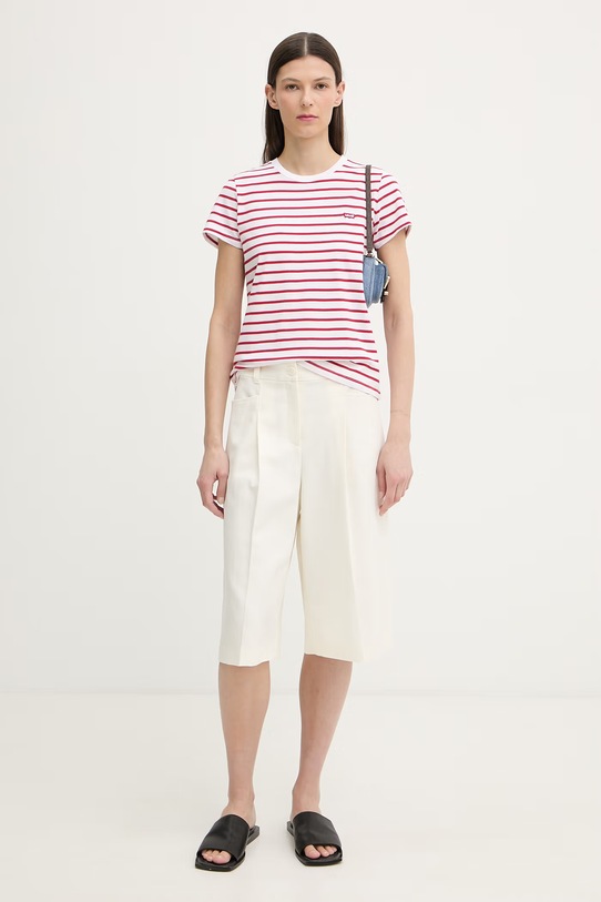 Levi's T-shirt basic damski bawełniany PERFECT 39185.0417 biały SS26