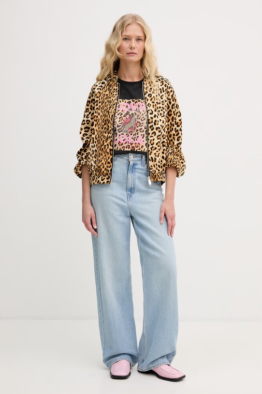 Lola Casademunt t-shirt damski bawełniany LS2615105 czarny SS26