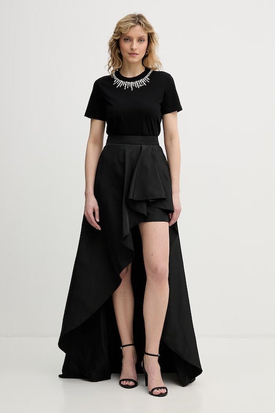 Karl Lagerfeld tričko ženské bavlněné B2W17017 černá SS26