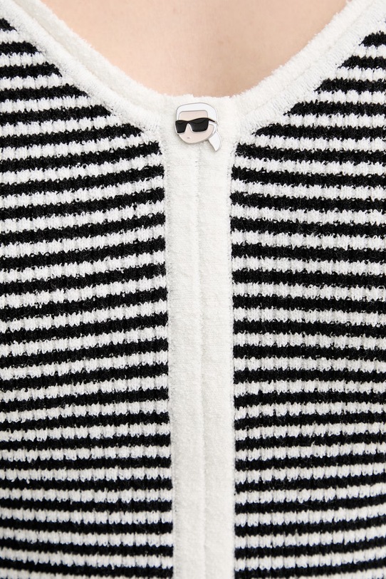 Karl Lagerfeld top ženský s bavlnou IKON B2W18016 černá