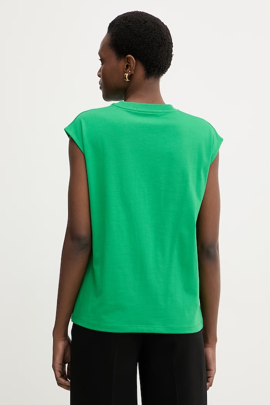 Ρούχα Karl Lagerfeld τοπ γυναικείο βαμβακερό B2W17018 πράσινο
