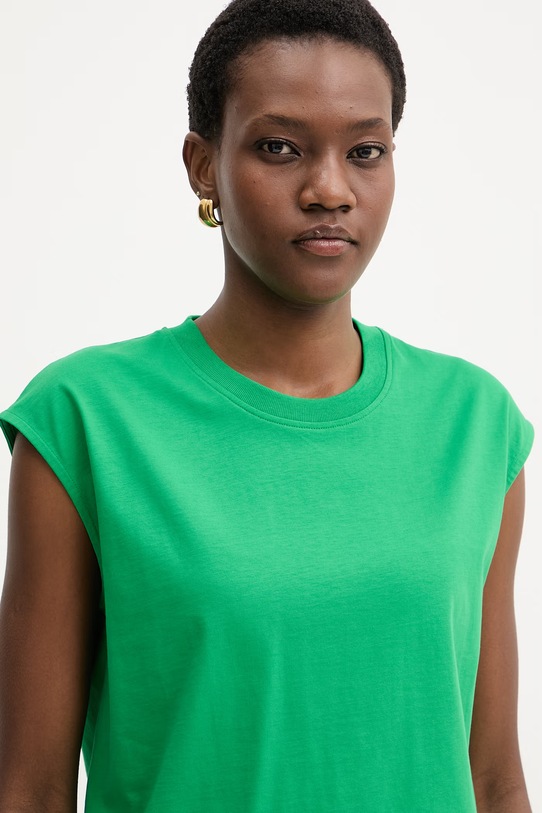 Karl Lagerfeld τοπ γυναικείο βαμβακερό πράσινο B2W17018