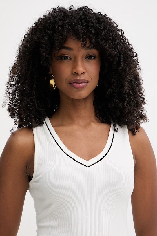 Karl Lagerfeld τοπ γυναικείο με βισκόζη μπεζ B2W44008