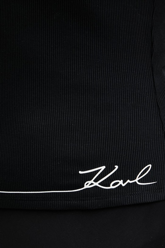 Karl Lagerfeld top damski z wiskozy B2W44008 czarny