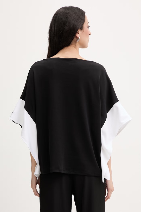 Oblečení Karl Lagerfeld tričko dámské bavlněné B2W17005 černá