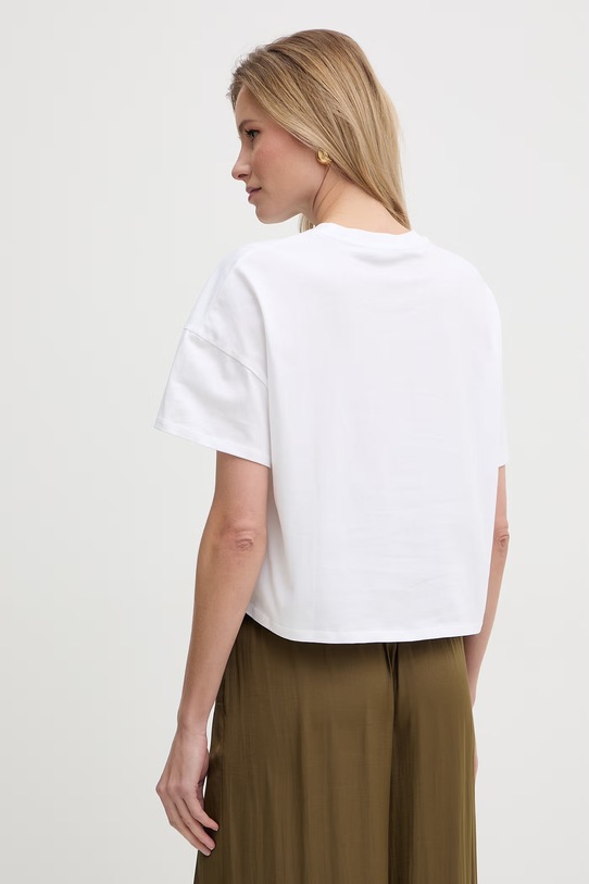 Îmbrăcăminte Karl Lagerfeld tricou pentru femei, din bumbac B2W17012 alb