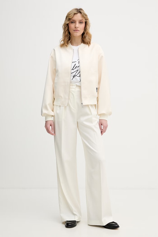 Karl Lagerfeld tričko ženské bavlněné B2W17104 bílá SS26