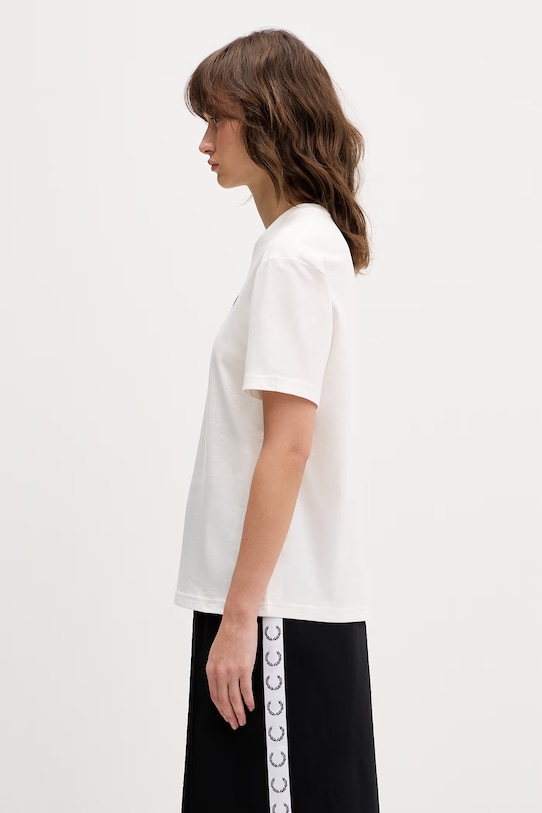 Fred Perry t-shirt bawełniany G1142 biały SS26