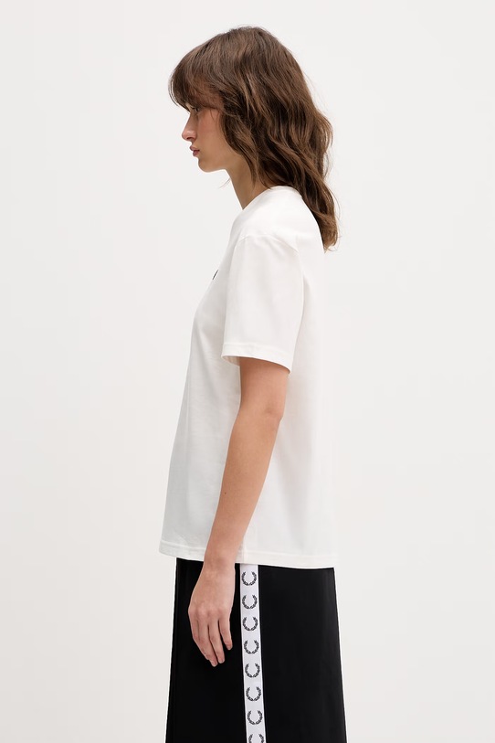 Fred Perry t-shirt bawełniany G1142 biały SS26