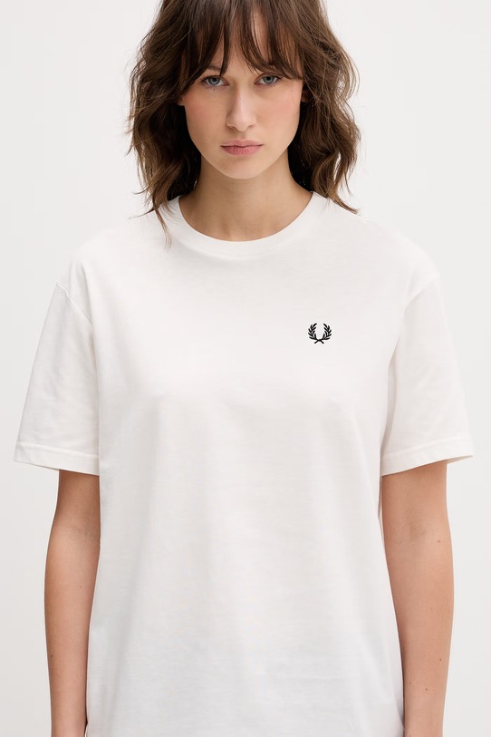 Fred Perry t-shirt bawełniany G1142 biały