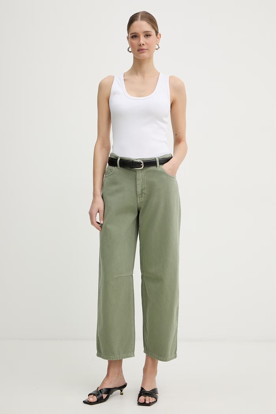 Karl Lagerfeld top dámský bavlněný s elastanem B2W17092 bílá SS26