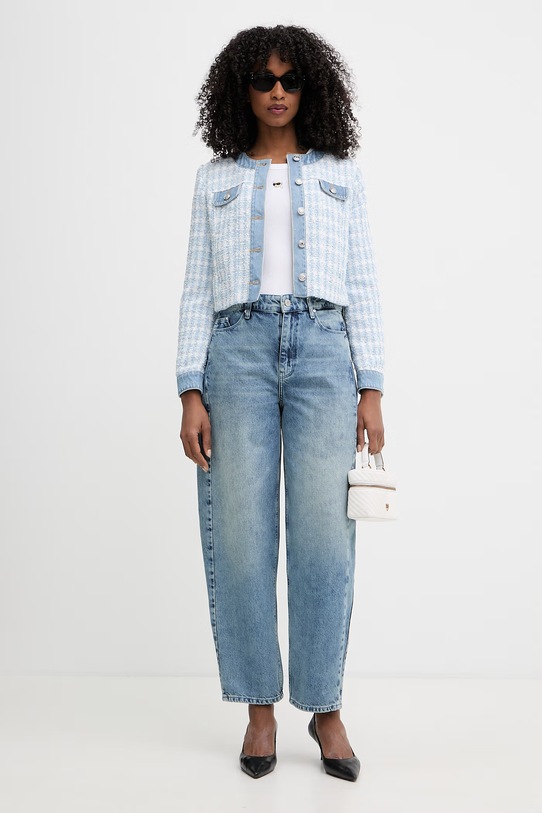 Karl Lagerfeld top damski IKON B2W17099 biały SS26