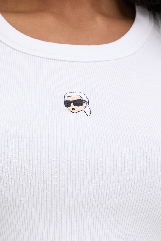 Karl Lagerfeld top damski IKON B2W17099 biały