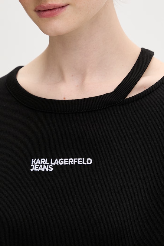 Karl Lagerfeld Jeans tričko dámske B2W17077 čierna