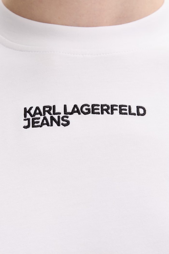 Karl Lagerfeld Jeans dámské tričko B2W17074 bílá