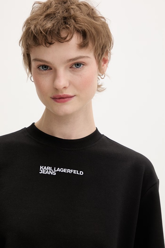 Karl Lagerfeld Jeans kratka majica ženska črna B2W17074