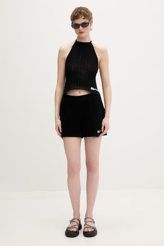 Karl Lagerfeld Jeans top damski bawełniany B2W18023 czarny SS26