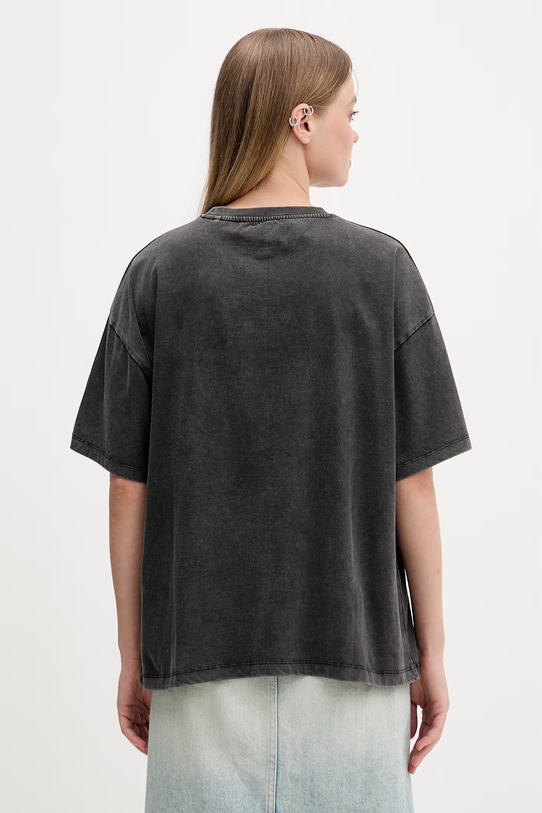 Odzież Von Dutch T-shirt damski bawełniany VD.2.TR.ROAD szary