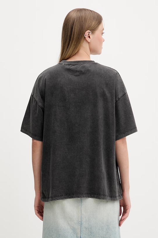 Odzież Von Dutch T-shirt damski bawełniany VD.2.TR.ROAD szary