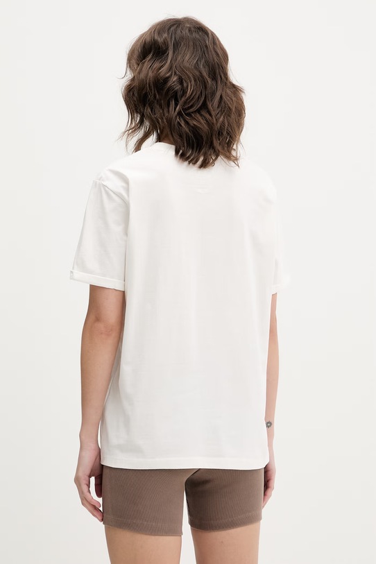 Odzież Von Dutch T-shirt damski bawełniany VD.2.TR.WASH2 beżowy