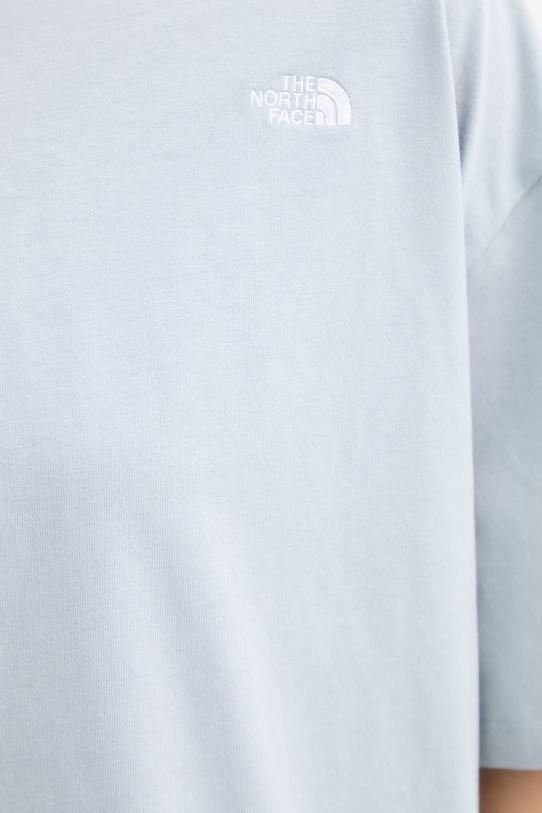 The North Face t-shirt damski bawełniany Essential Simple Dome NF0A8EVXFM21 niebieski