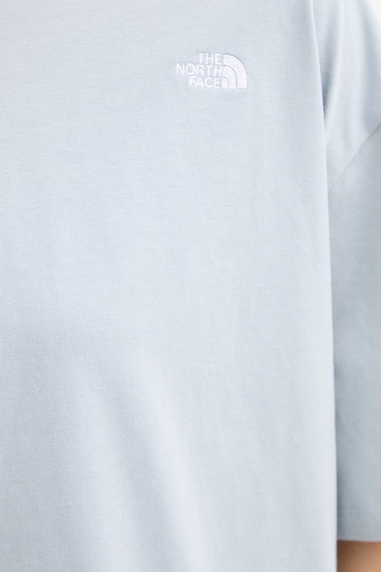 The North Face t-shirt damski bawełniany Essential Simple Dome NF0A8EVXFM21 niebieski