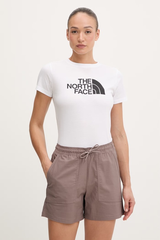 The North Face t-shirt damski bawełniany EVOLUTION biały NF0A8FX6FN41