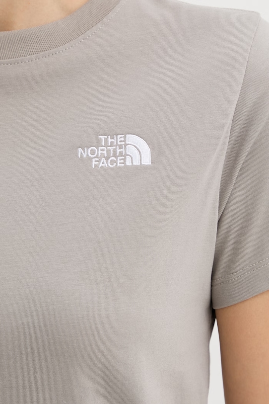 The North Face t-shirt basic damski EVOLUTION NF0A8FX72MB1 beżowy