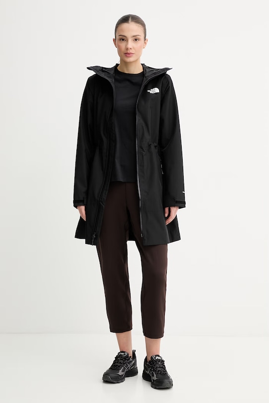 The North Face t-shirt damski z bawełną EVOLUTION NF0A8FX7JK31 czarny SS26