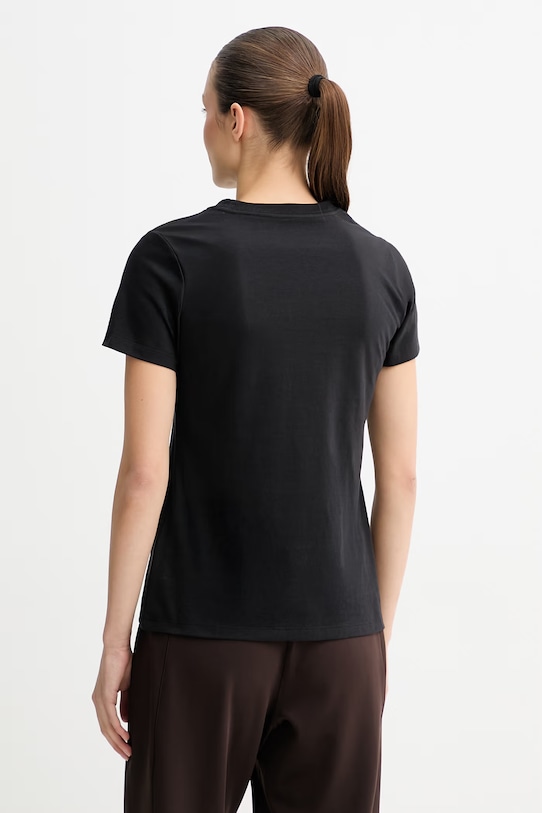 Odzież The North Face t-shirt damski z bawełną EVOLUTION NF0A8FX7JK31 czarny