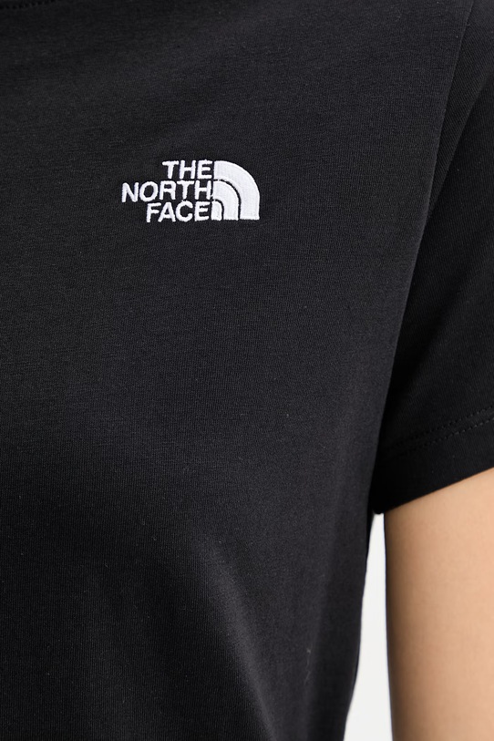 The North Face t-shirt damski z bawełną EVOLUTION NF0A8FX7JK31 czarny