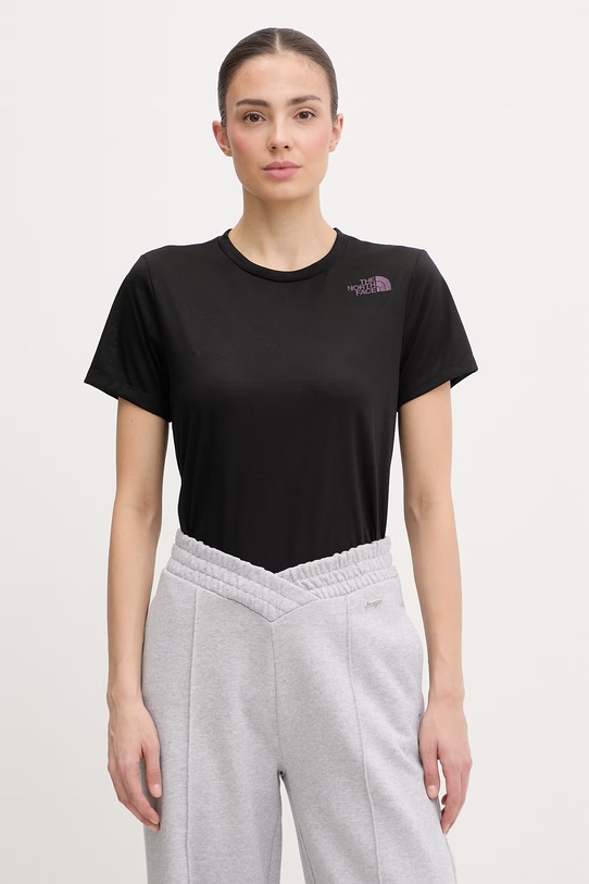 The North Face t-shirt damski czarny NF0A8G0DJK31