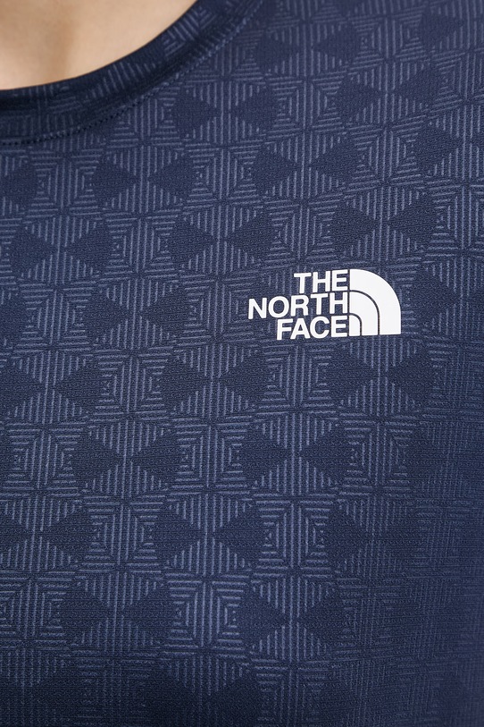 The North Face t-shirt treningowy damski FLEX EMBOSSED NF0A8G8C8K21 granatowy