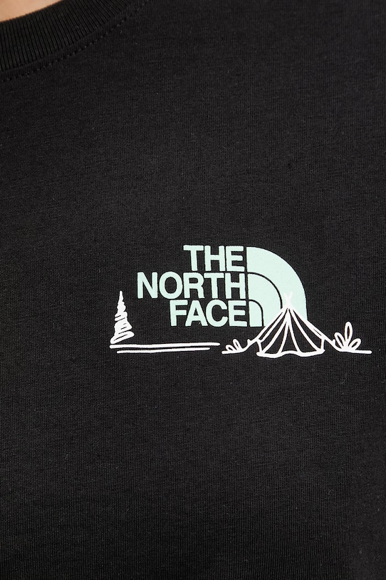 The North Face t-shirt damski MONTE NF0A8GA9JK31 czarny