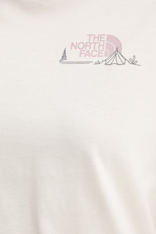The North Face t-shirt damski bawełniany MONTE NF0A8GA9QLI1