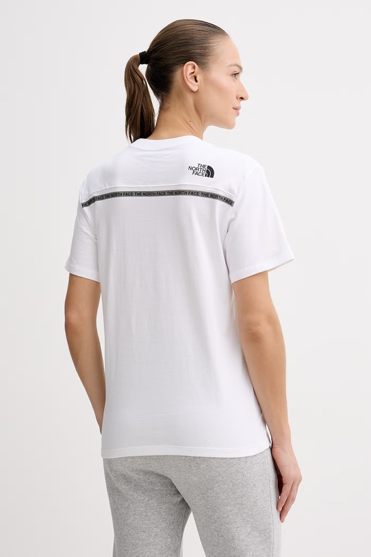 Odzież The North Face t-shirt damski bawełniany ZUMU NF0A8GUSFN41 biały