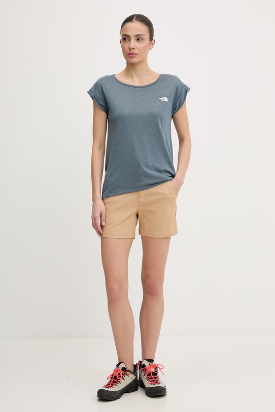 The North Face t-shirt damski NF0A8BS2L9L1 szary SS26