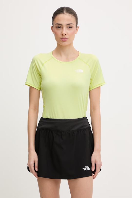 The North Face t-shirt treningowy damski SUNRISER beżowy NF0A8BBXG6O1