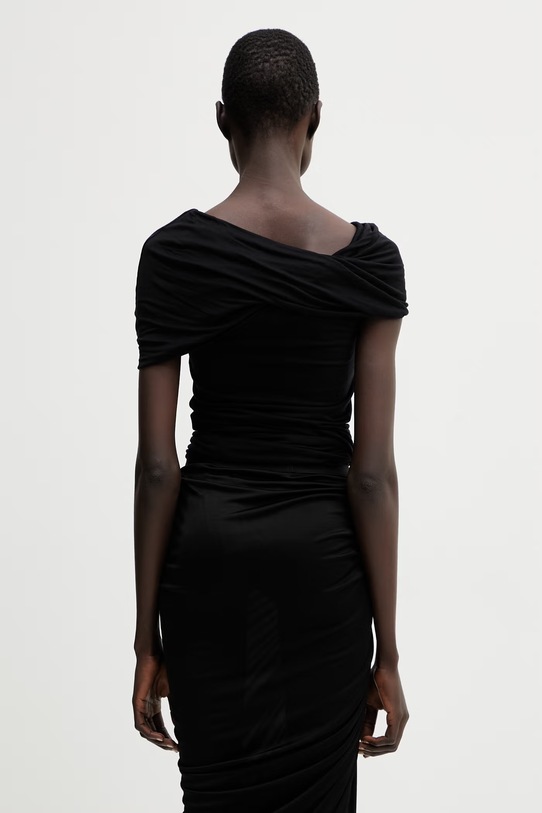 Oblečení Rick Owens Lilies halenka na ramínka dámská z viskózy Lola LI01F7223.RV černá