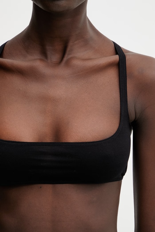 Rick Owens Lilies top dámský z viskózy Unhorny černá LI01F7100.RV