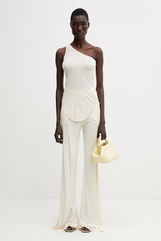 Rick Owens Lilies top dámský z viskózy LI01F7105.RRV béžová