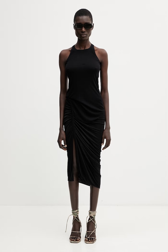 Rick Owens Lilies top pentru femei, cu vâscoză Basic LI01F7101.RRV negru