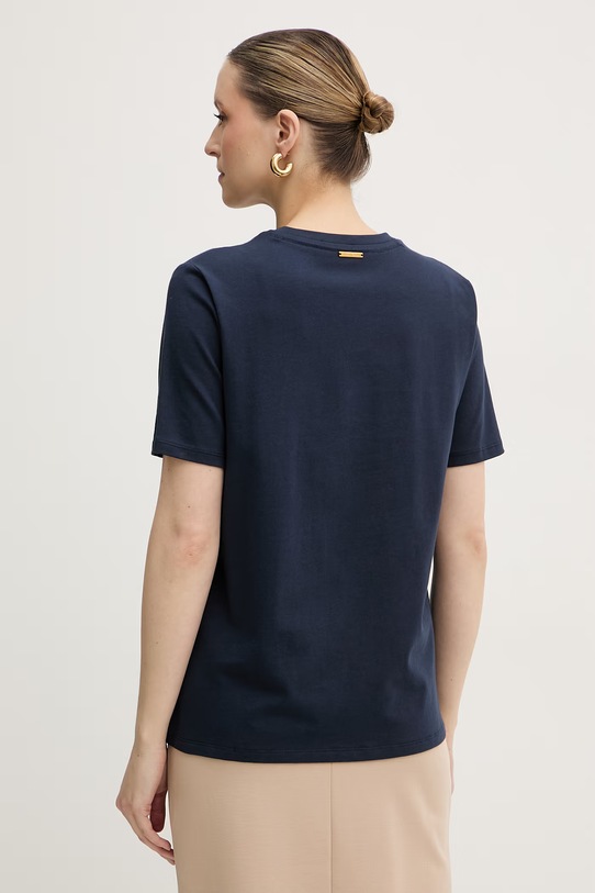 Odzież MICHAEL Michael Kors t-shirt damski bawełniany MS651SC97J granatowy