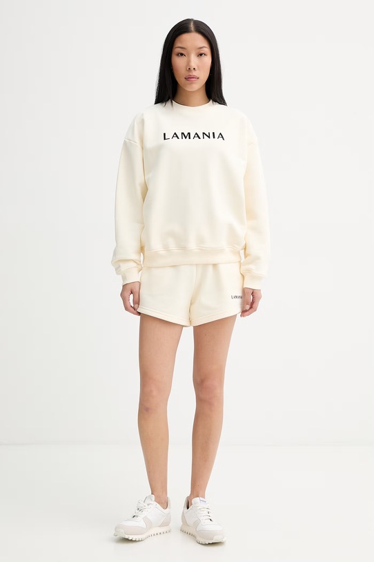 La Mania tricou pentru femei, cu vâscoză MIKA MIKA maro SS26