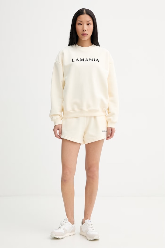 La Mania tricou pentru femei, cu vâscoză MIKA MIKA maro SS26