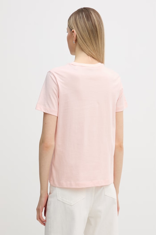 Odzież Gant t-shirt damski bawełniany 4201487 różowy