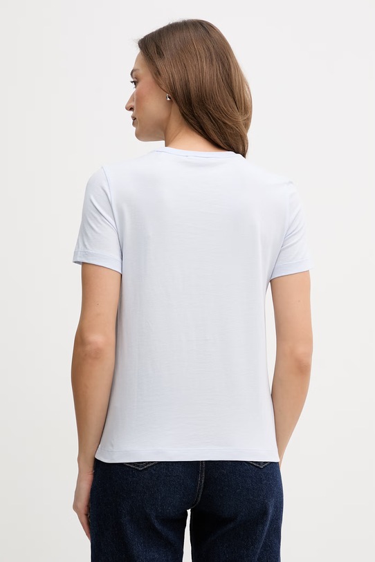 Odzież Gant t-shirt damski bawełniany 4201487 niebieski