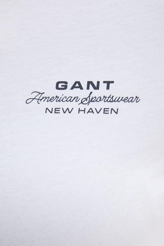 Gant t-shirt damski bawełniany 4201487 niebieski