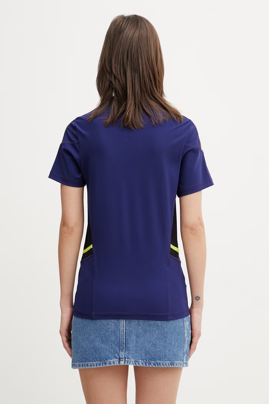 Odzież Martine Rose Lace up Football T-shirt damski 168JT19504 niebieski